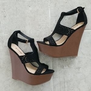 Wedge heeled sandals